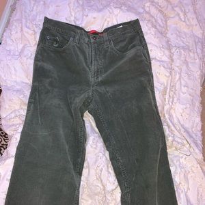 Green Corduroy Pants